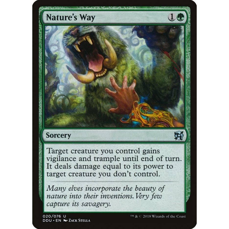 Image for Nature's Way (20) (DDU) - Magic: The Gathering