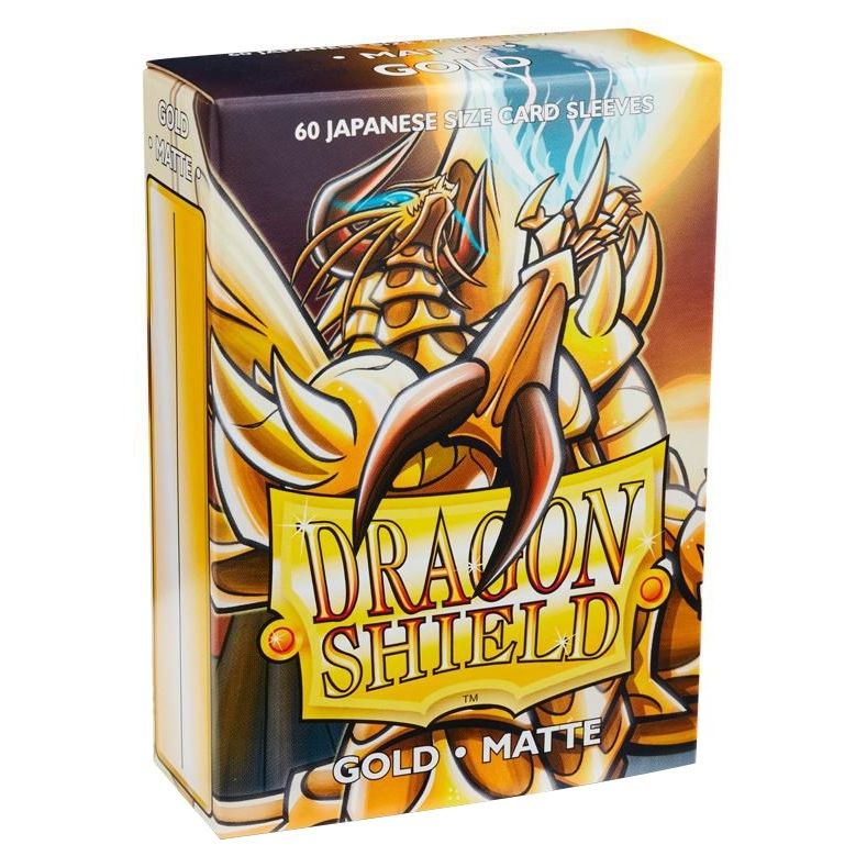 Image for Dragon Shield Matte Japanese Sleeves - Gold (60-Pack) - Card Sleeves