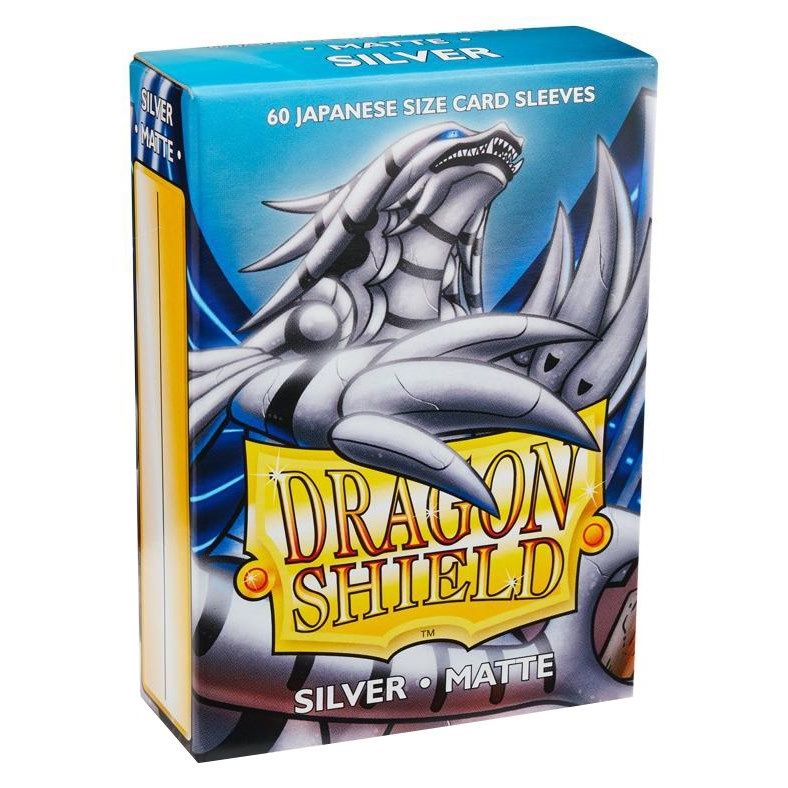 Image for Dragon Shield Matte Japanese Sleeves - Silver (60-Pack) - Card Sleeves