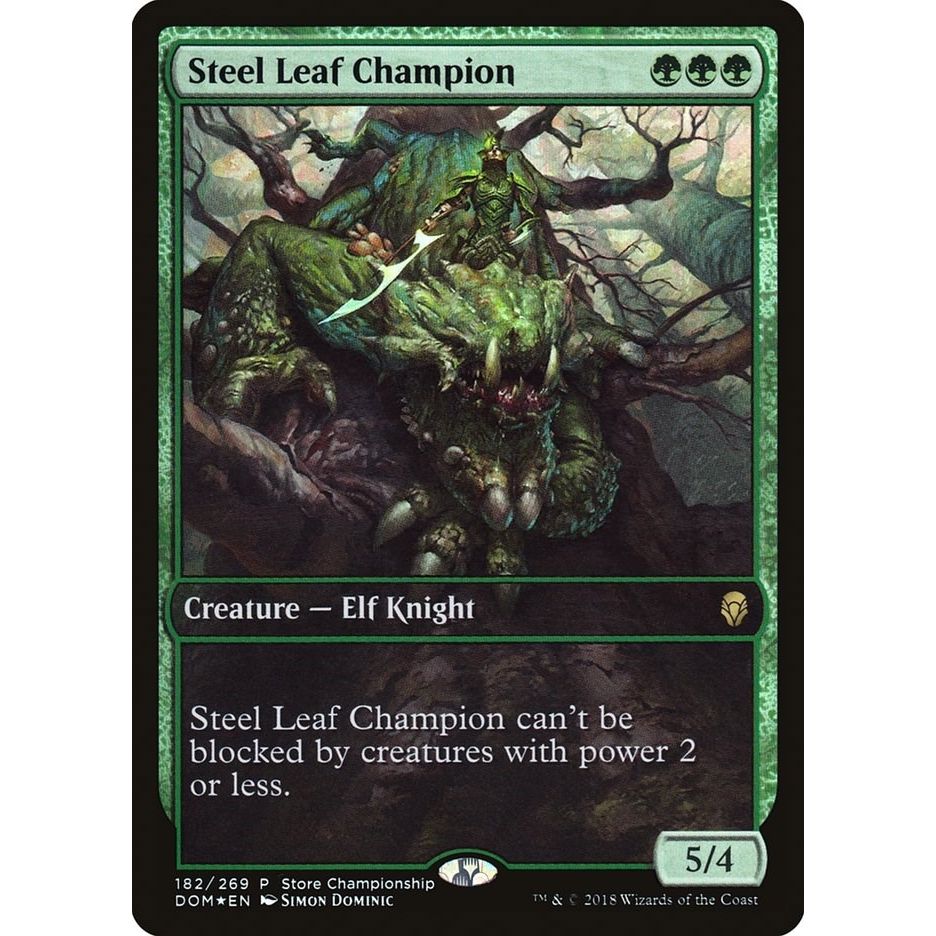 Image for Steel Leaf Champion (182) (GAME) - Magic: The Gathering