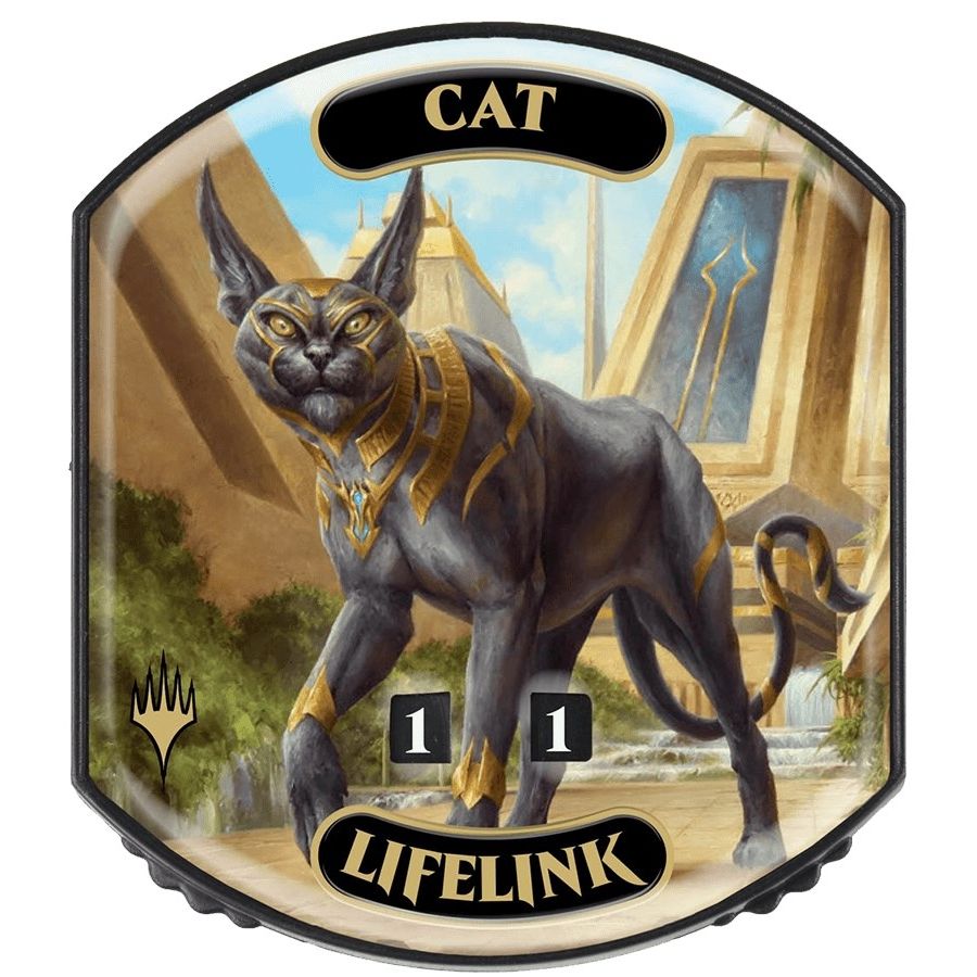 Image for Relic Tokens: Eternal Collection - Cat (Lifelink) (UPT) - Life Counters
