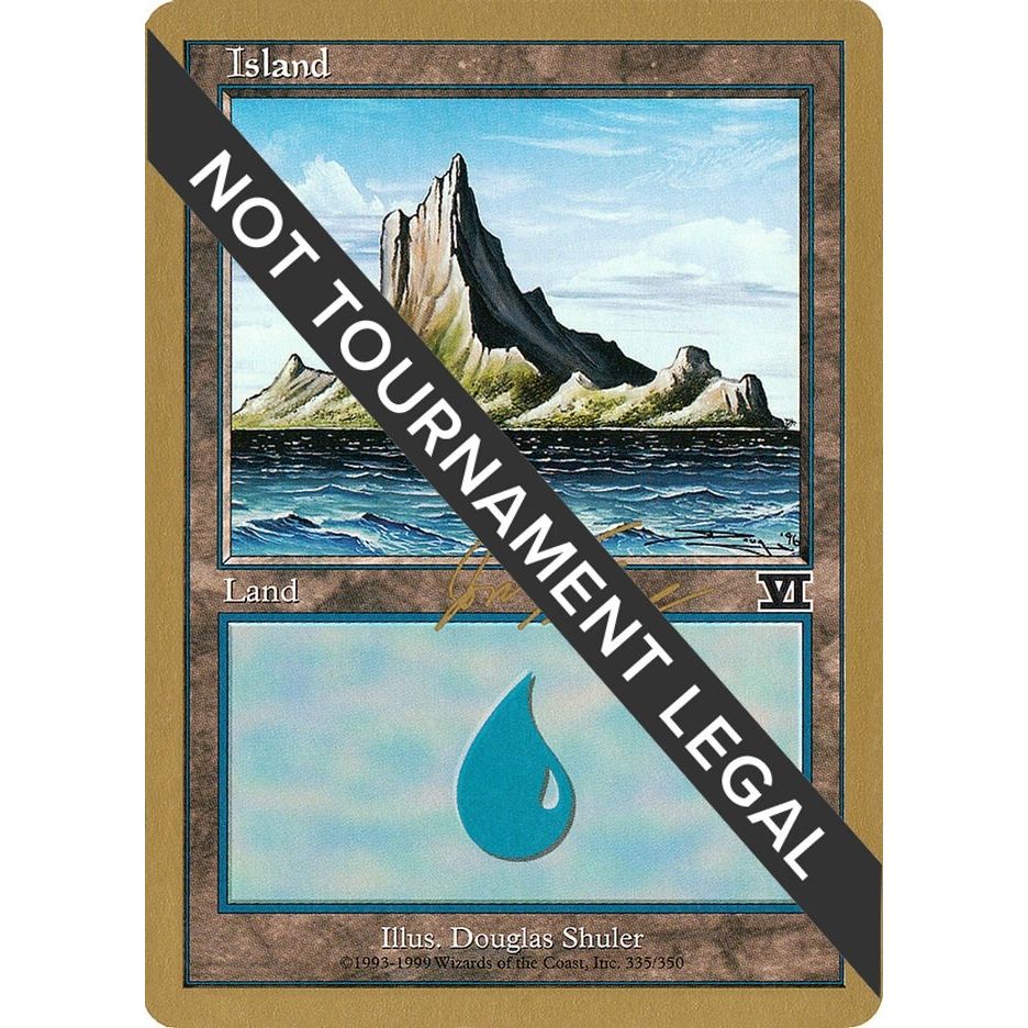 Image for Island (335) - 2000 Jon Finkel (6ED) (WCD) - Magic: The Gathering