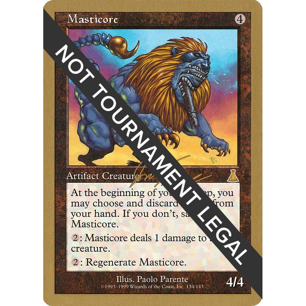 Image for Masticore - 2000 Jon Finkel (UDS) (WCD) - Magic: The Gathering
