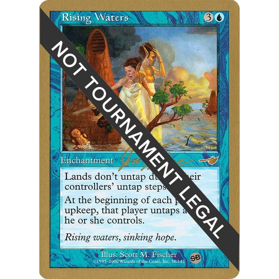 Image for Rising Waters - 2000 Jon Finkel (NMS) (SB) (WCD) - Magic: The Gathering