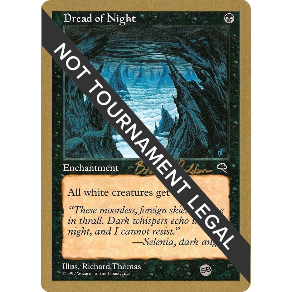 Image for Dread of Night - 1998 Brian Selden (TMP) (SB) (WCD) - Magic: The Gathering