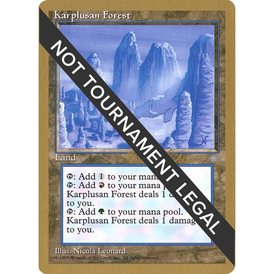 Image for Karplusan Forest - 1998 Brian Selden (ICE) (WCD) - Magic: The Gathering