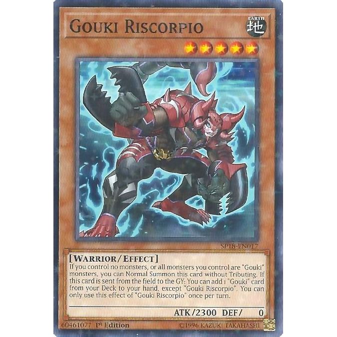 Image for Gouki Riscorpio (Starfoil) (SP18-EN017) (SPV) - YuGiOh