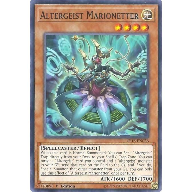 Image for Altergeist Marionetter (SP18-EN028) (SPV) - YuGiOh