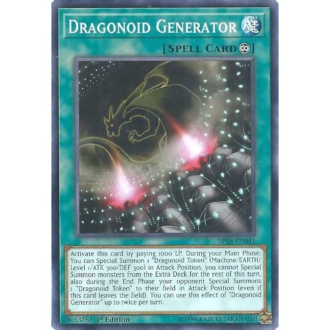 Image for Dragonoid Generator (SP18-EN041) (SPV) - YuGiOh
