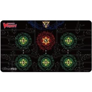 Image for Base Red on Black Playmat for Cardfight!! Vanguard - Playmats