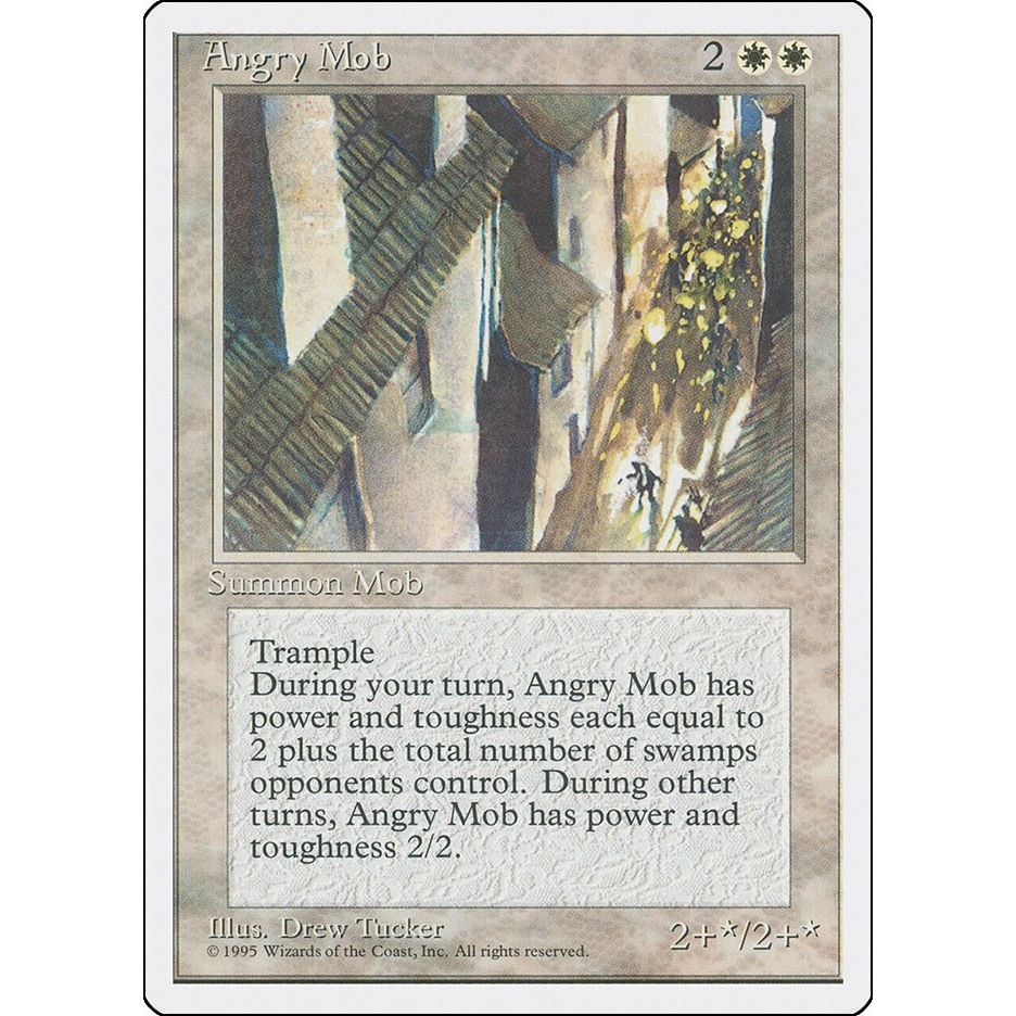 Image for Angry Mob (4ED) - Magic: The Gathering