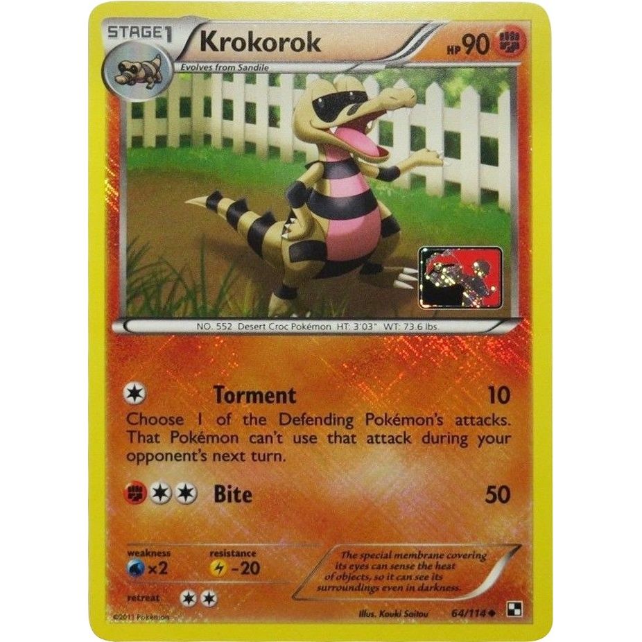 Image for Krokorok - 64/114 (League Promo) (064/114) (PR) - Pokemon