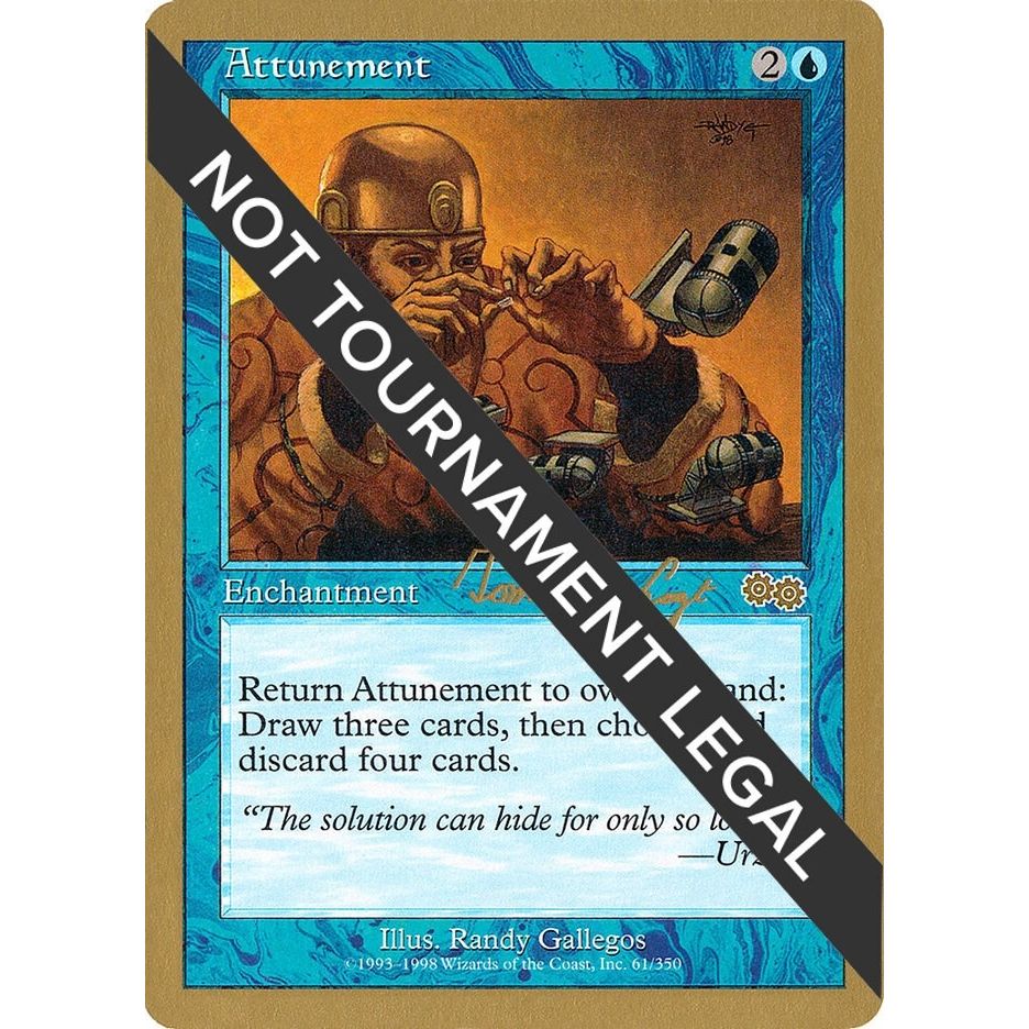 Image for Attunement - 2000 Tom van de Logt (USG) (WCD) - Magic: The Gathering
