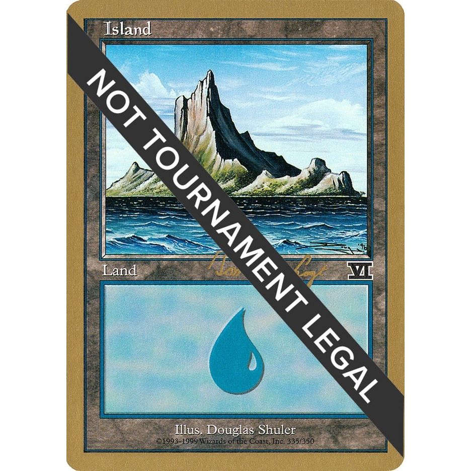 Image for Island (335) - 2000 Tom van de Logt (6ED) (WCD) - Magic: The Gathering