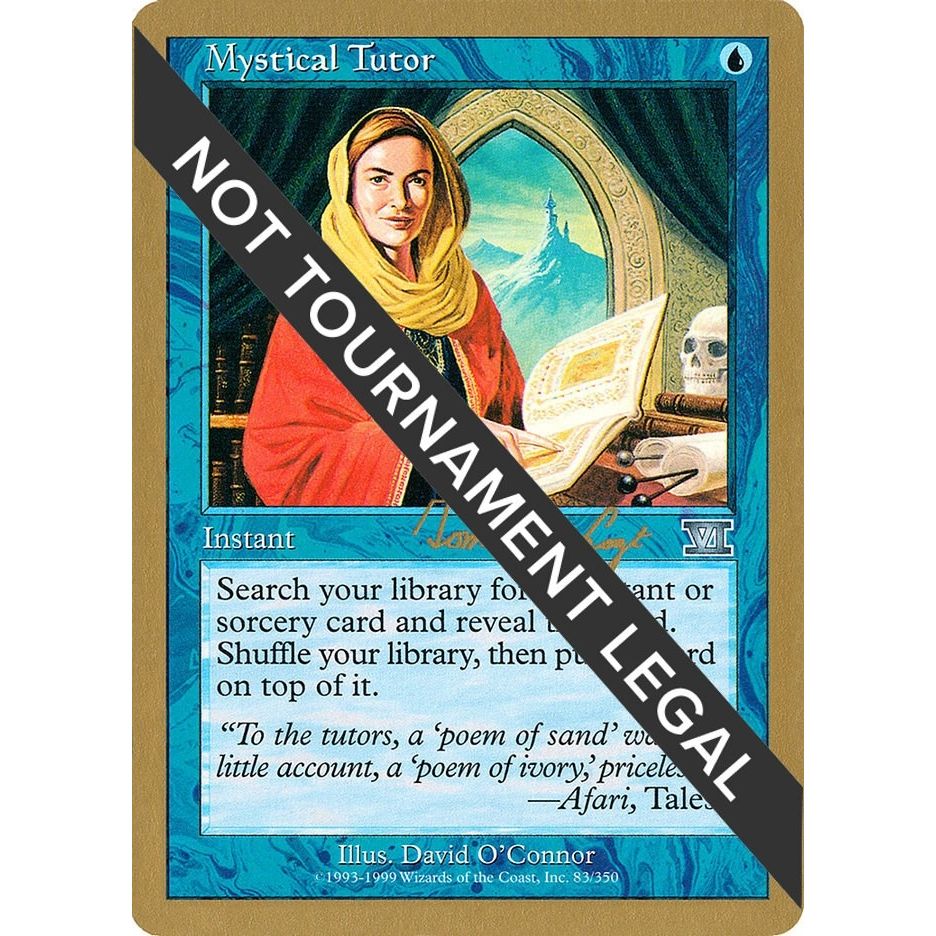Image for Mystical Tutor - 2000 Tom van de Logt (6ED) (WCD) - Magic: The Gathering