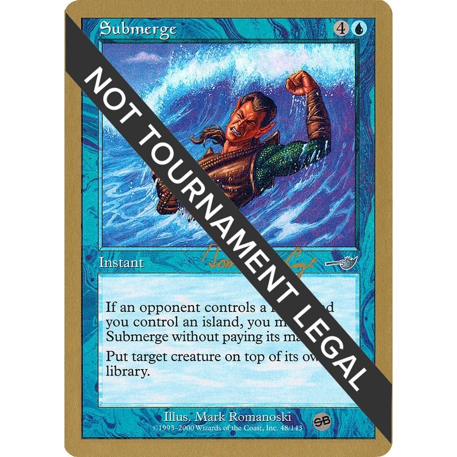 Image for Submerge - 2000 Tom van de Logt (NMS) (SB) (WCD) - Magic: The Gathering
