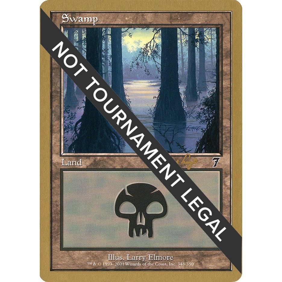 Image for Swamp (348) - 2001 Tom van de Logt (7ED) (WCD) - Magic: The Gathering
