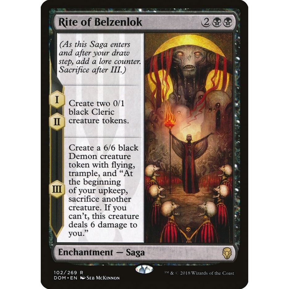 Image for Rite of Belzenlok (102) (DOM) - Magic: The Gathering