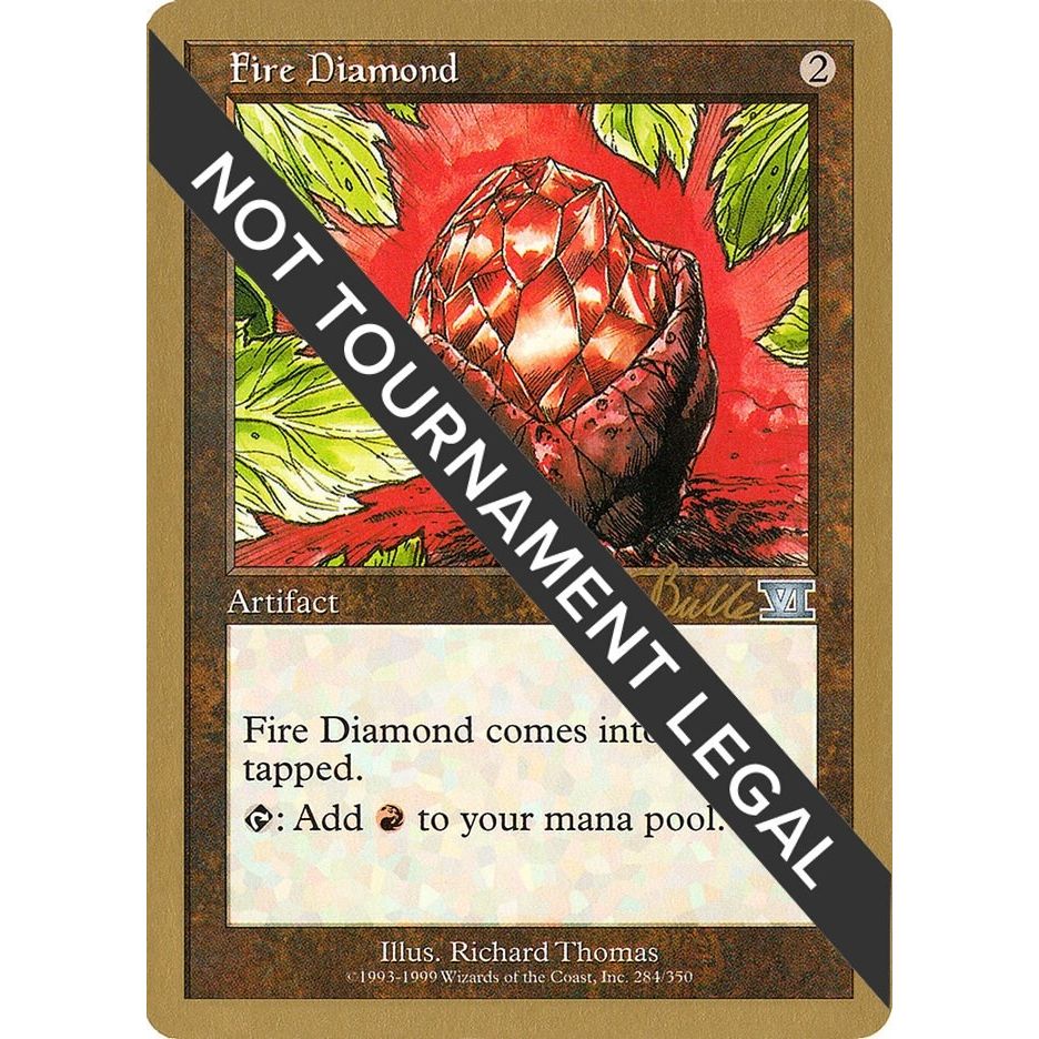 Image for Fire Diamond - 1999 Kai Budde (6ED) (WCD) - Magic: The Gathering