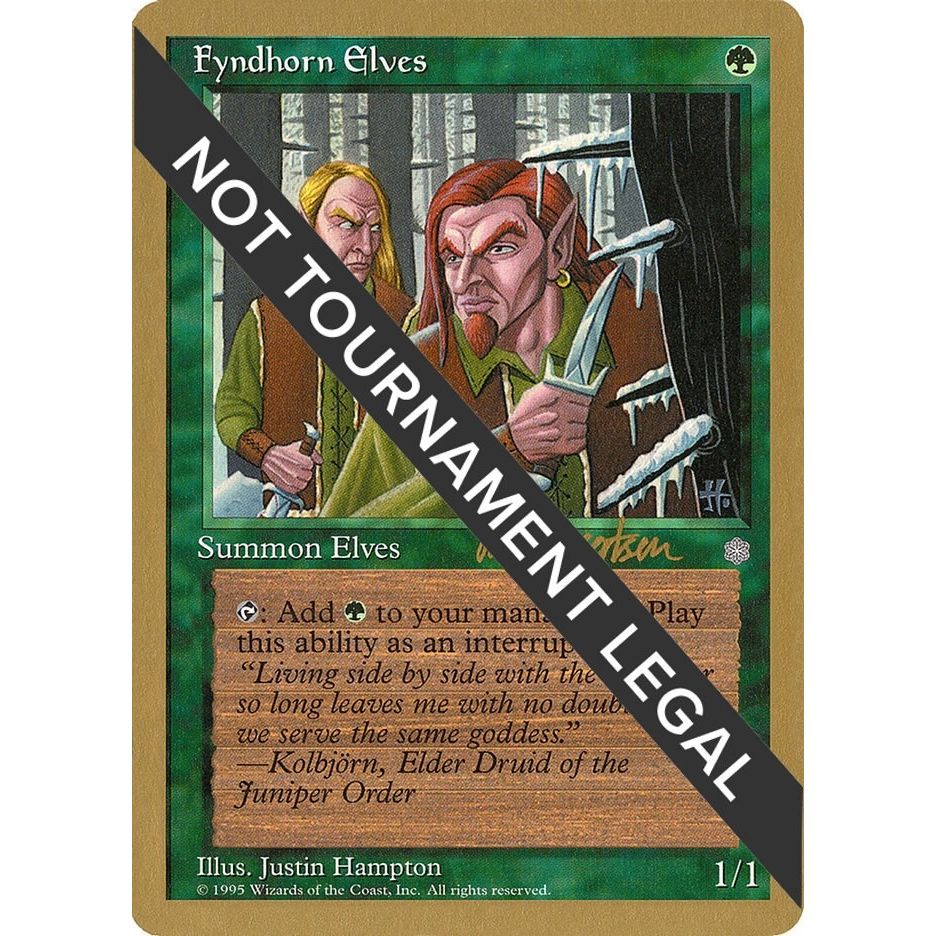 Image for Fyndhorn Elves - 1997 Svend Geertsen (ICE) (WCD) - Magic: The Gathering