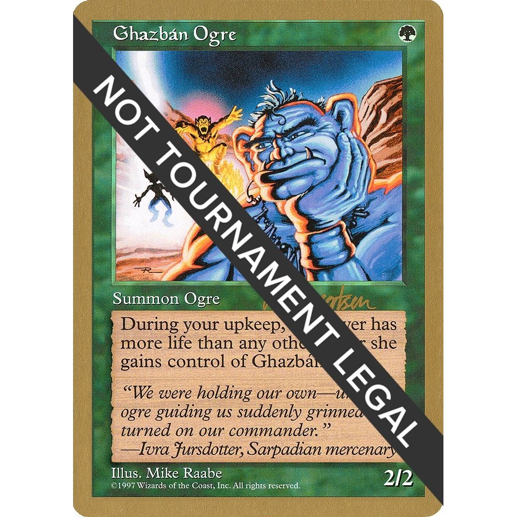 Image for Ghazban Ogre - 1997 Svend Geertsen (5ED) (WCD) - Magic: The Gathering