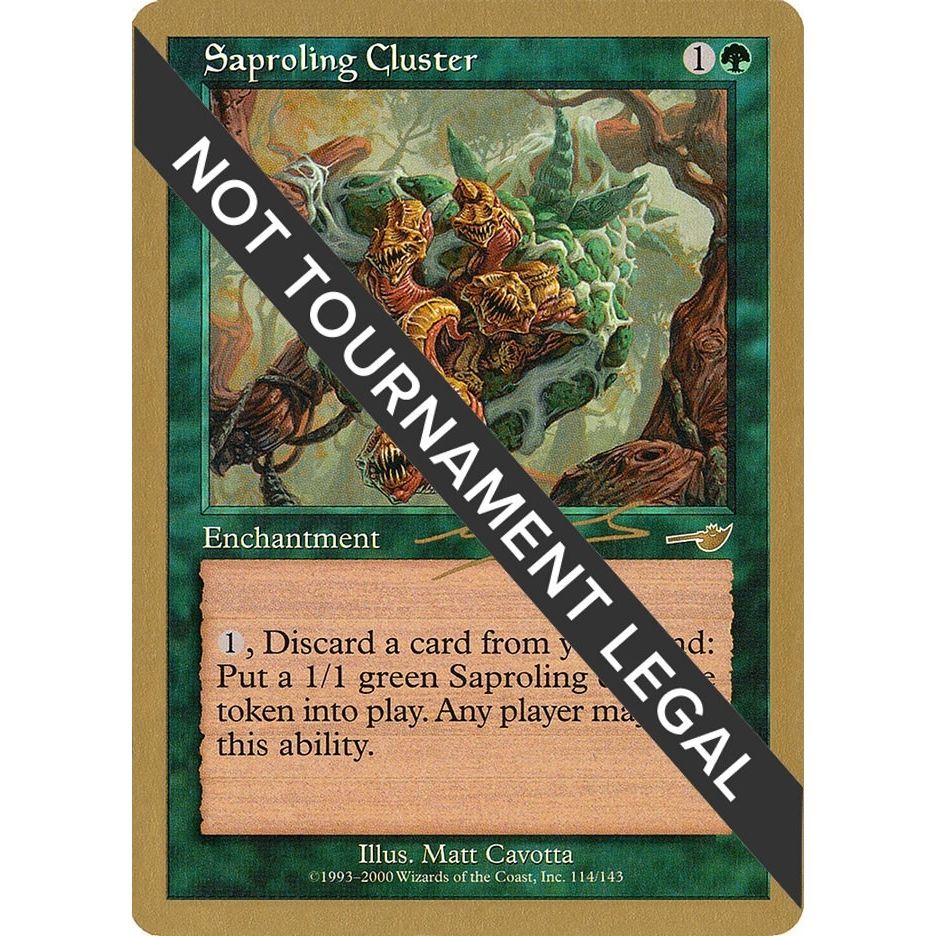 Image for Saproling Cluster - 2000 Nicolas Labarre (NMS) (WCD) - Magic: The Gathering