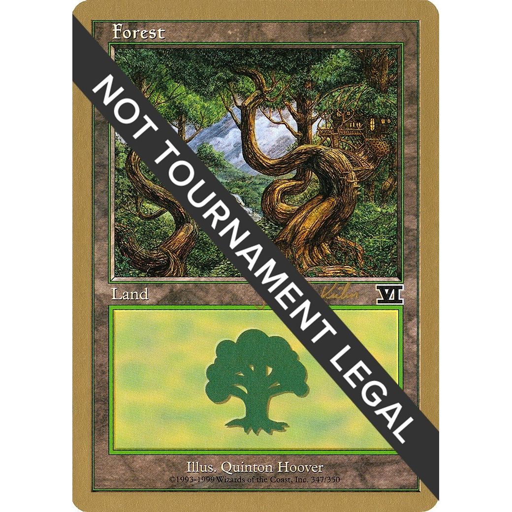 Image for Forest (347) - 2000 Janosch Kuhn (6ED) (WCD) - Magic: The Gathering