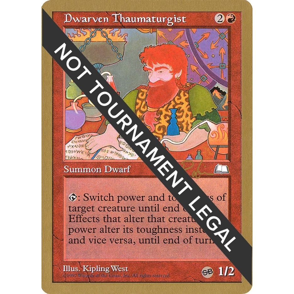 Image for Dwarven Thaumaturgist - 1998 Ben Rubin (WTH) (SB) (WCD) - Magic: The Gathering