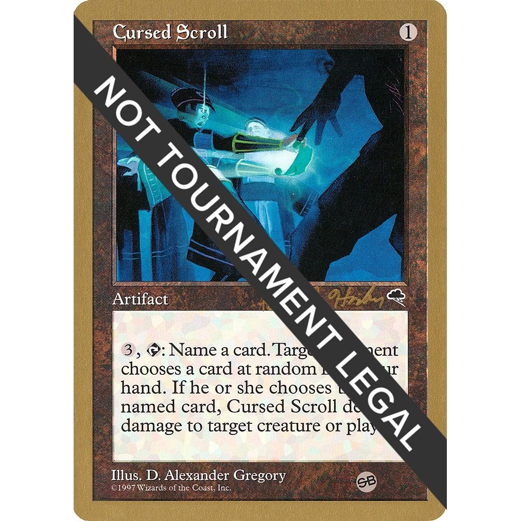 Image for Cursed Scroll - 1998 Brian Hacker (TMP) (SB) (WCD) - Magic: The Gathering