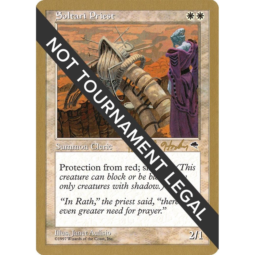 Image for Soltari Priest - 1998 Brian Hacker (TMP) (WCD) - Magic: The Gathering