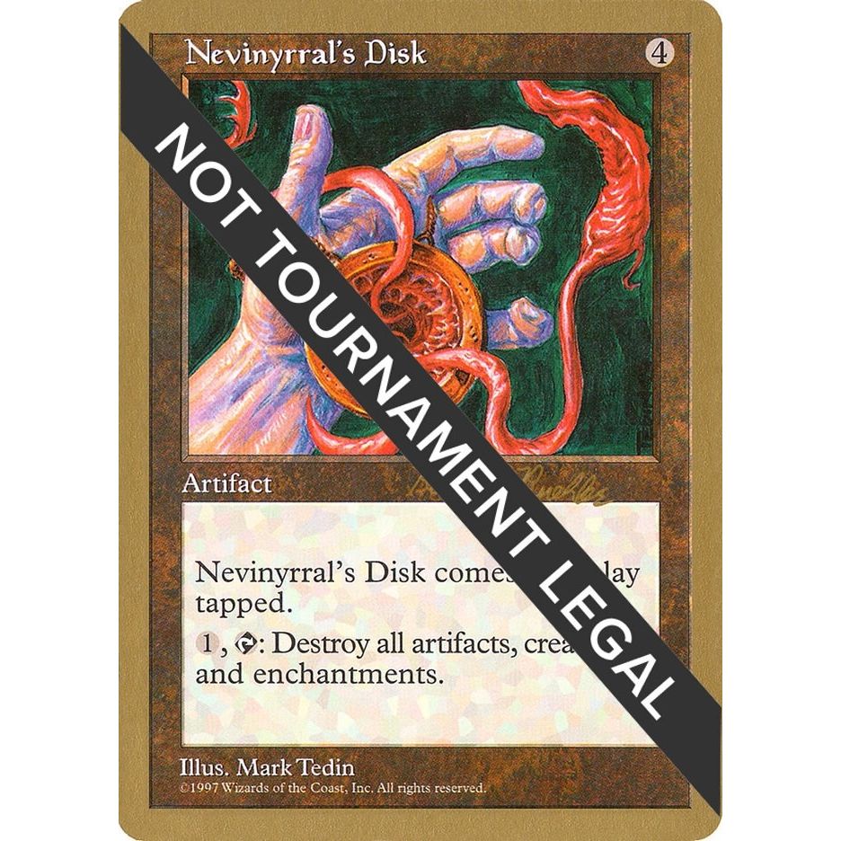 Image for Nevinyrral's Disk - 1998 Randy Buehler (5ED) (WCD) - Magic: The Gathering