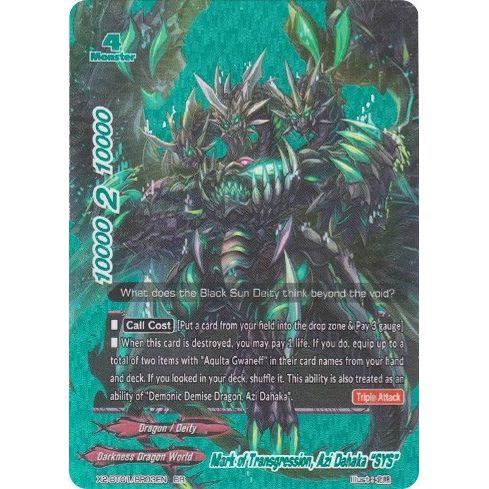 Image for Mark of Transgression, Azi Dahaka "SYS" (BR) (X2-BT01/BR03EN) (X2BT01) - Future Card BuddyFight