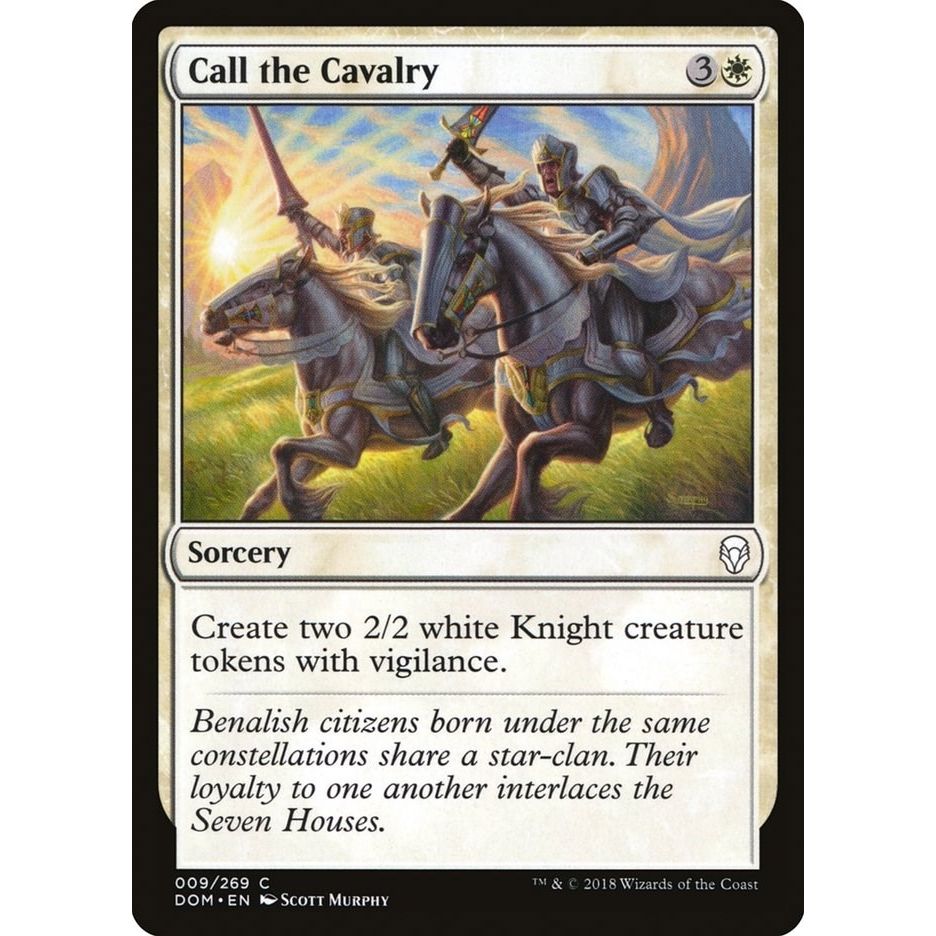 Image for Call the Cavalry (9) (DOM) - Magic: The Gathering