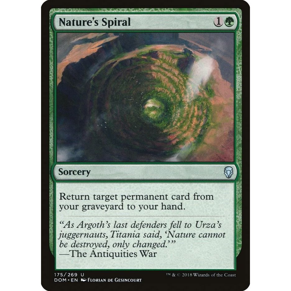 Image for Nature's Spiral (175) (DOM) - Magic: The Gathering