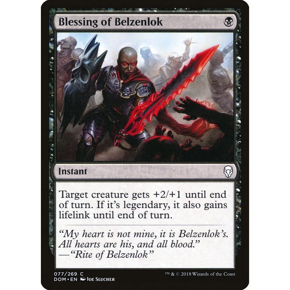 Image for Blessing of Belzenlok (77) (DOM) - Magic: The Gathering