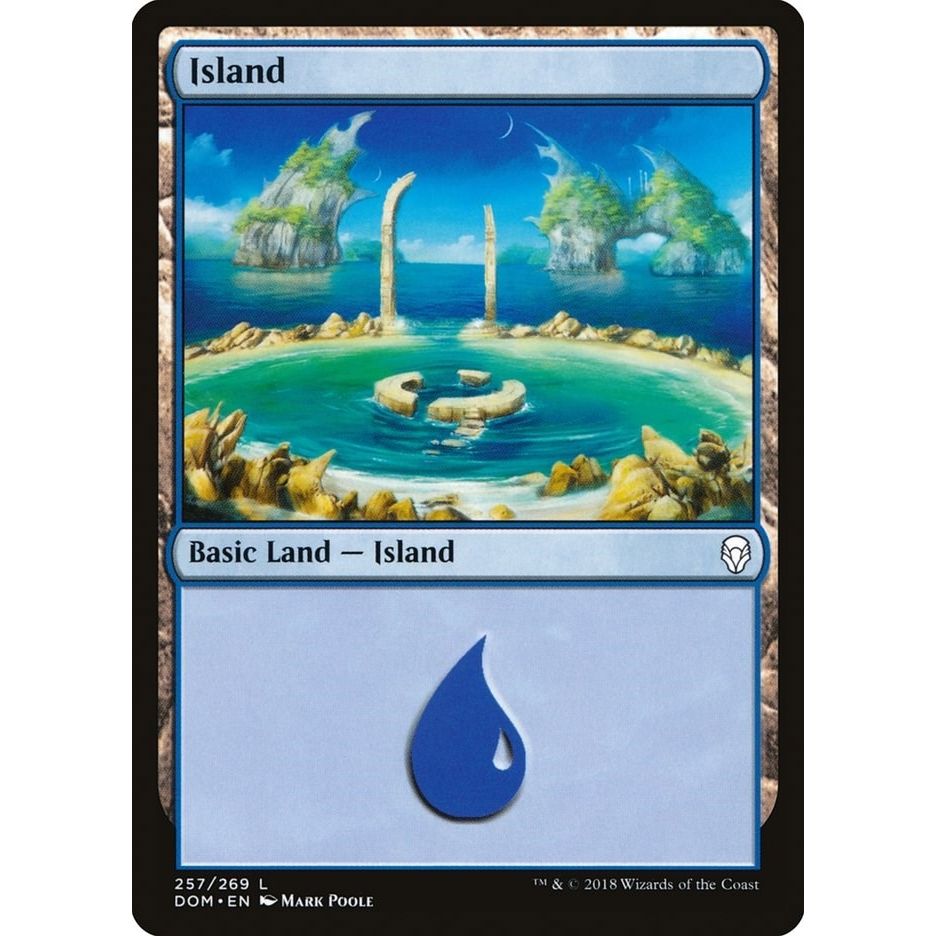 Image for Island (257) (257) (DOM) - Magic: The Gathering