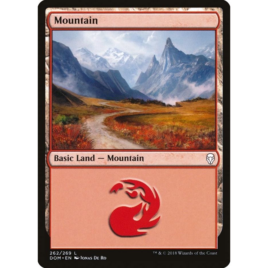 Image for Mountain (262) (262) (DOM) - Magic: The Gathering