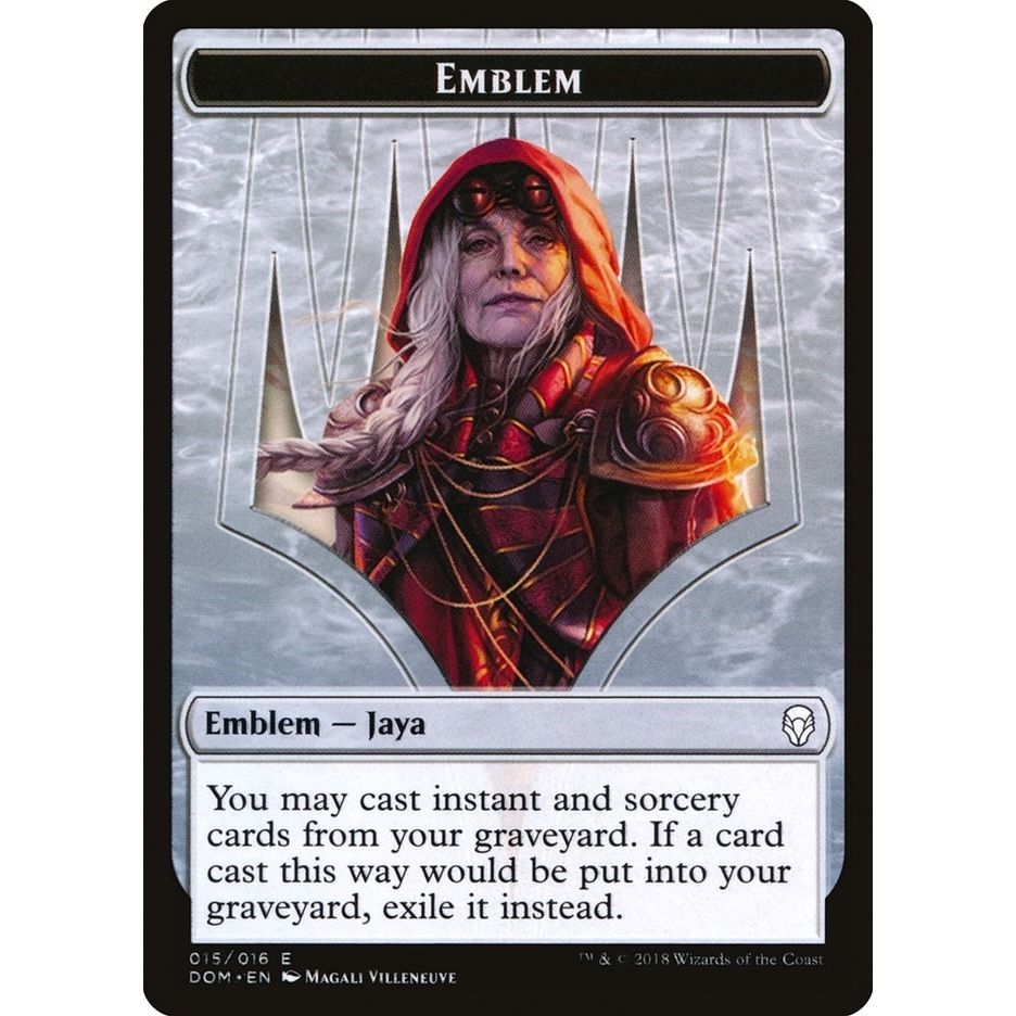 Image for Emblem - Jaya Ballard (15) (DOM) - Magic: The Gathering