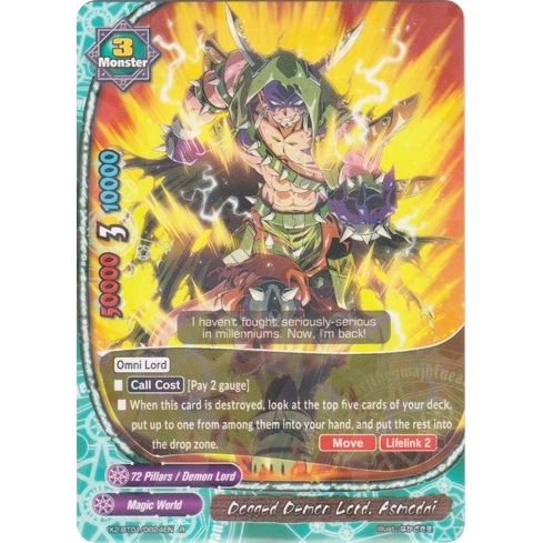 Image for Dogged Demon Lord, Asmodai (X2-BT01/0024EN) (X2BT01) - Future Card BuddyFight