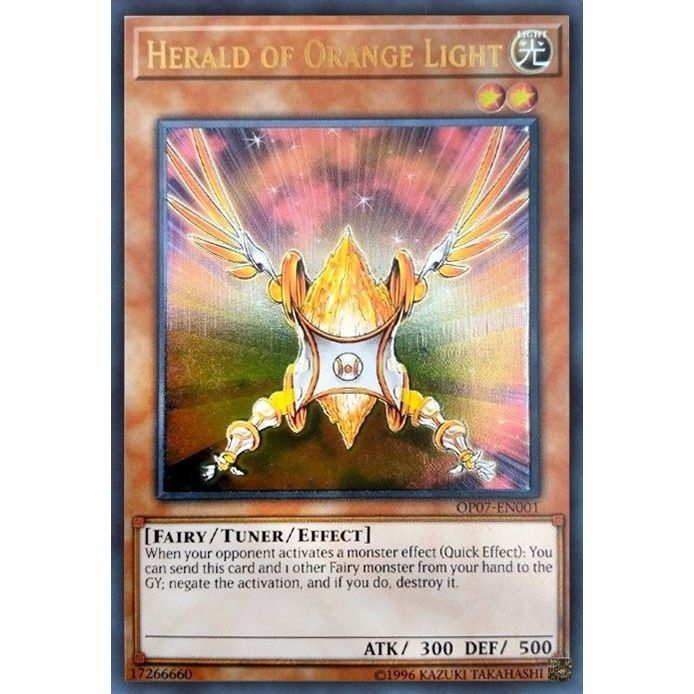 Image for Herald of Orange Light (UTR) (OP07-EN001) (OP07) - YuGiOh