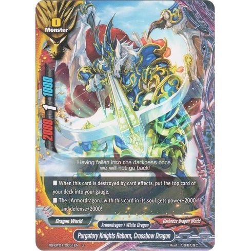Image for Purgatory Knights Reborn, Crossbow Dragon (X2-BT01/0051EN) (X2BT01) - Future Card BuddyFight