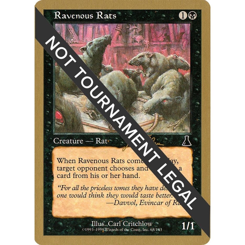 Image for Ravenous Rats - 1999 Jakub Slemr (UDS) (WCD) - Magic: The Gathering