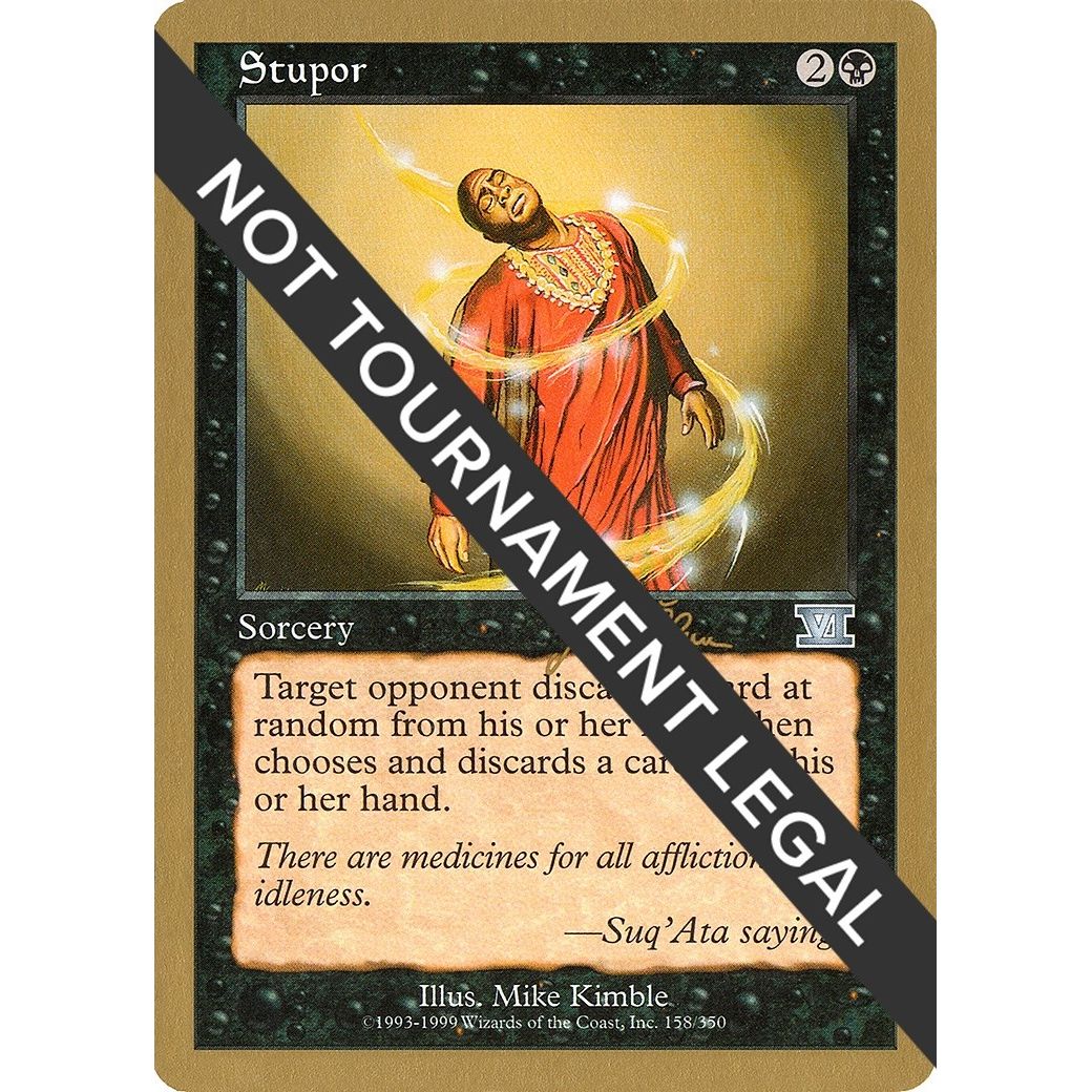 Image for Stupor - 1999 Jakub Slemr (6ED) (WCD) - Magic: The Gathering