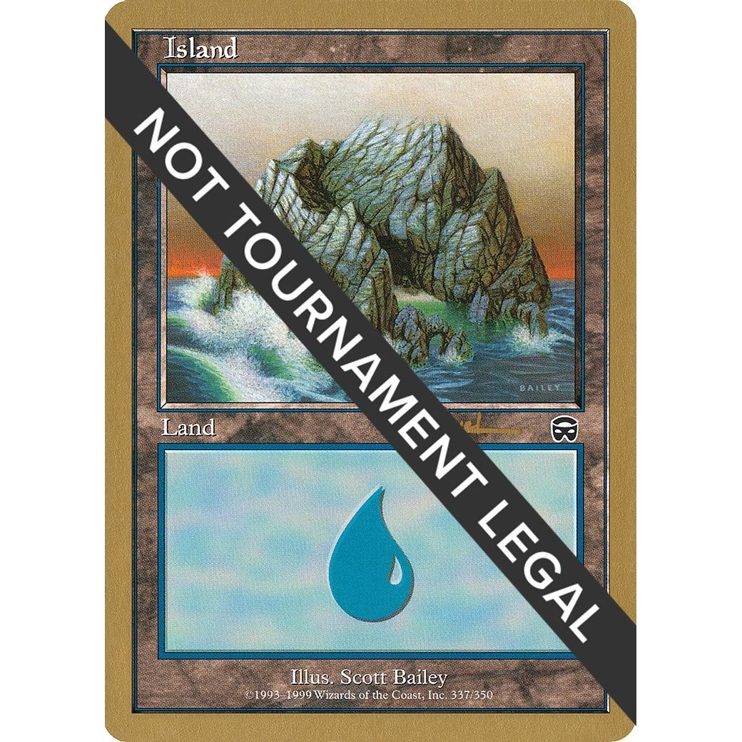 Image for Island (337) - 2001 Antoine Ruel (MMQ) (WCD) - Magic: The Gathering