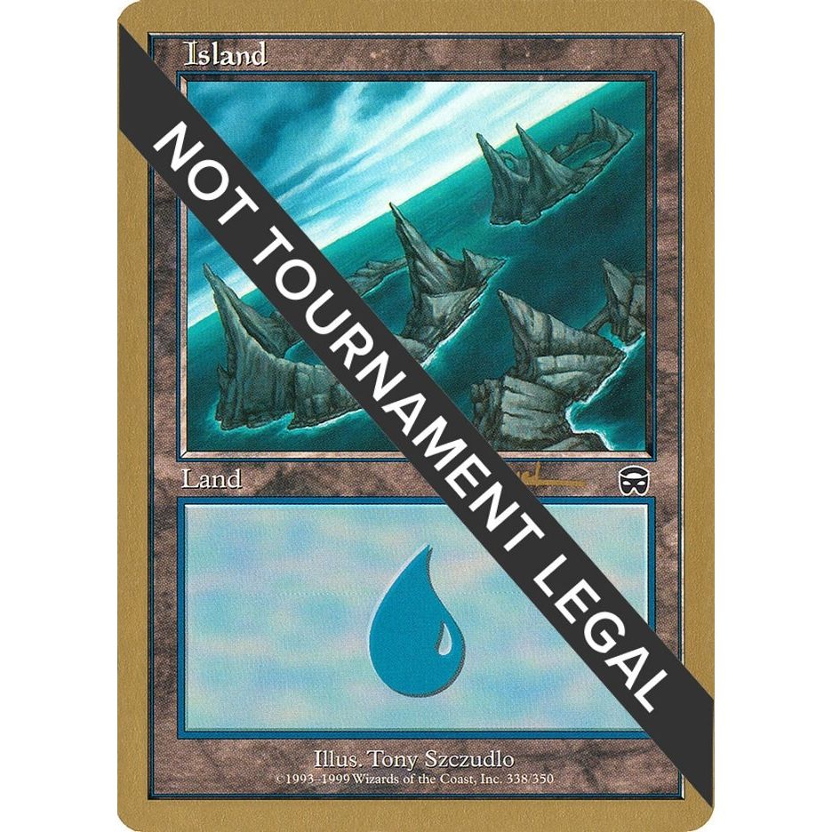 Image for Island (338) - 2001 Antoine Ruel (MMQ) (WCD) - Magic: The Gathering