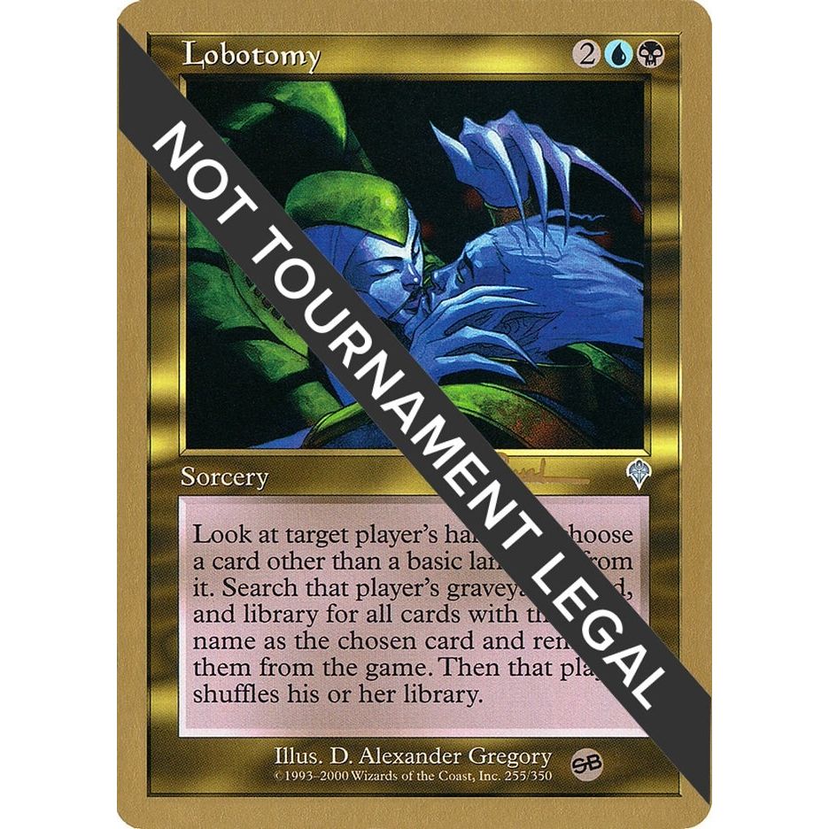 Image for Lobotomy - 2001 Antoine Ruel (INV) (SB) (WCD) - Magic: The Gathering