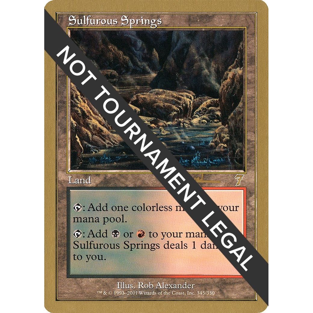 Image for Sulfurous Springs - 2001 Antoine Ruel (7ED) (WCD) - Magic: The Gathering
