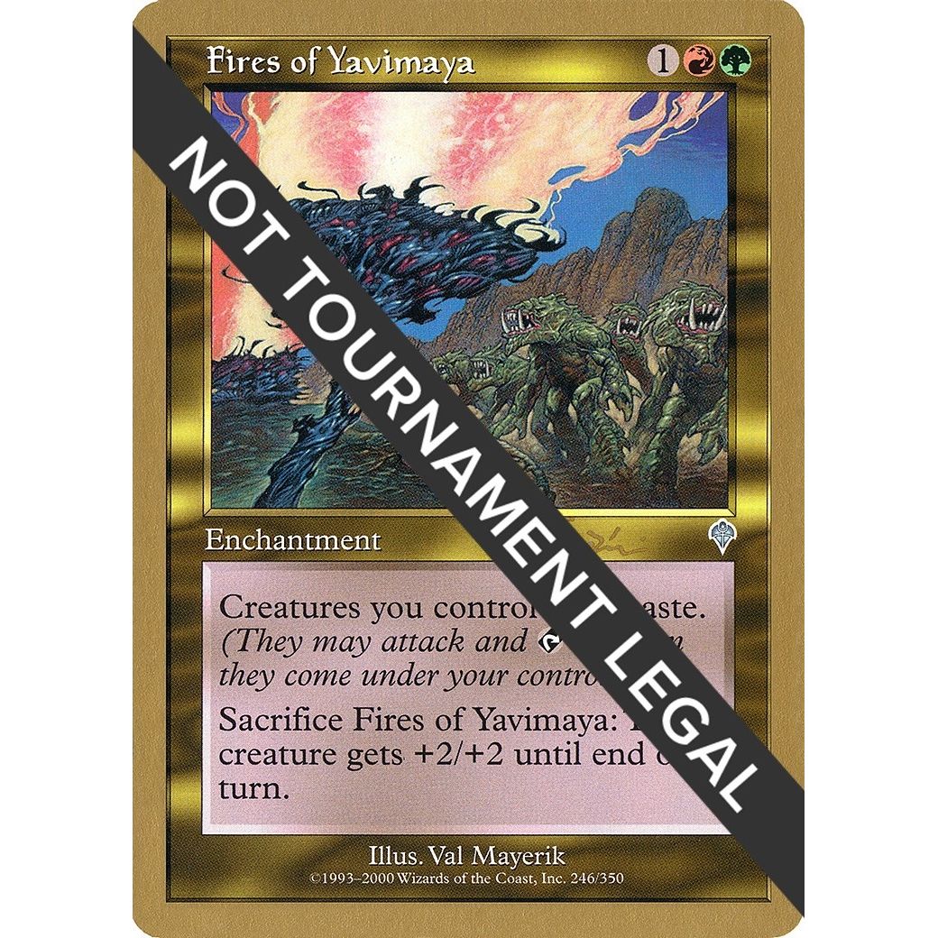 Image for Fires of Yavimaya - 2001 Jan Tomcani (INV) (WCD) - Magic: The Gathering