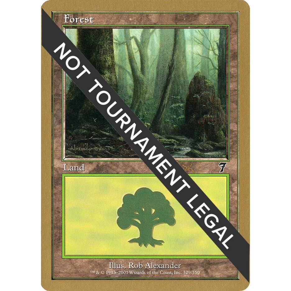 Image for Forest (329) - 2001 Jan Tomcani (7ED) (WCD) - Magic: The Gathering