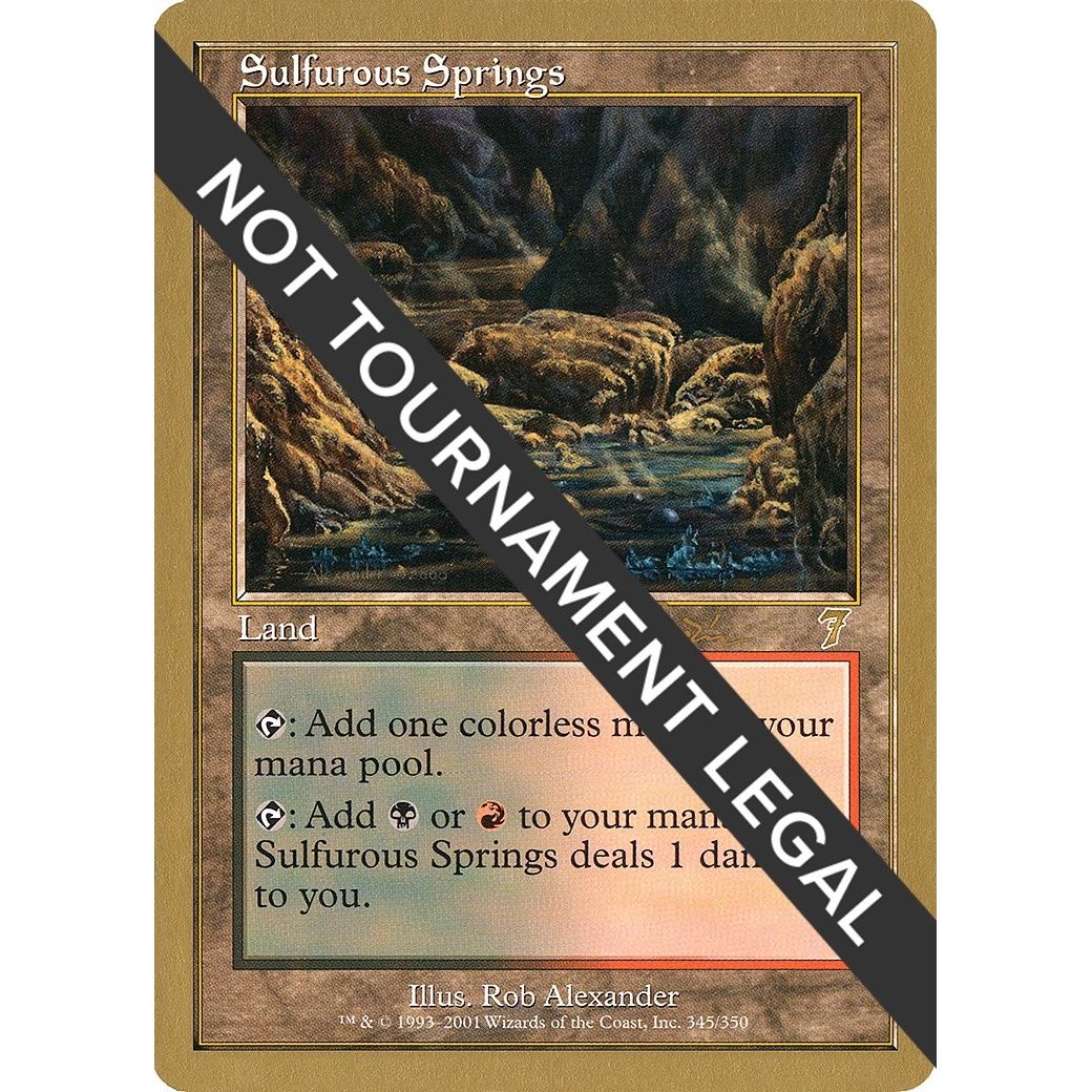 Image for Sulfurous Springs - 2001 Jan Tomcani (7ED) (WCD) - Magic: The Gathering